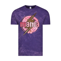 Cloud Purple mama lightning bolt valentine s day Vintage Tee - MaliasSmallBusiness