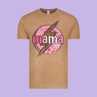 Mama Lightning Bolt Valentine S Day Vintage Tee Designed By Maliassmallbusiness