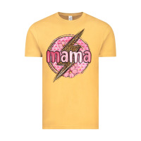 Vintage Mustard mama lightning bolt valentine s day Vintage Tee - MaliasSmallBusiness
