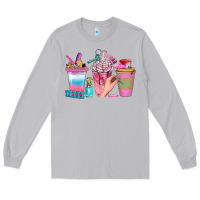 Moon Dust Nail Coffee Cups With Rings Bbs Long Sleeve Tee - BundleAndBundleShop