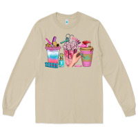 Mushroom Nail Coffee Cups With Rings Bbs Long Sleeve Tee - BundleAndBundleShop