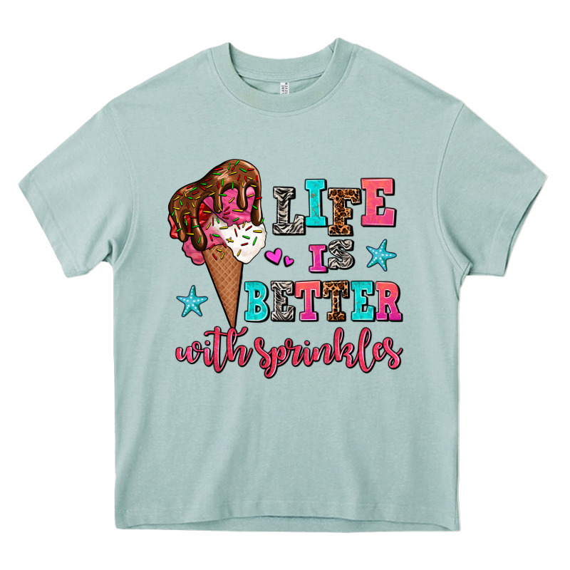 Life Is Better With Sprinkles Heavy Core Tee by AdoDesignShop | Teevron