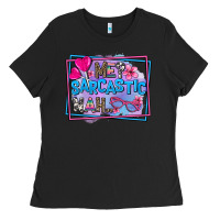 Black me sarcastic nah Ladies Tee - AdoDesignShop