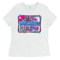 White me sarcastic nah Ladies Tee - AdoDesignShop