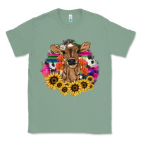 Sage baby cow flower Classic Tee - NancyCooperArtShop