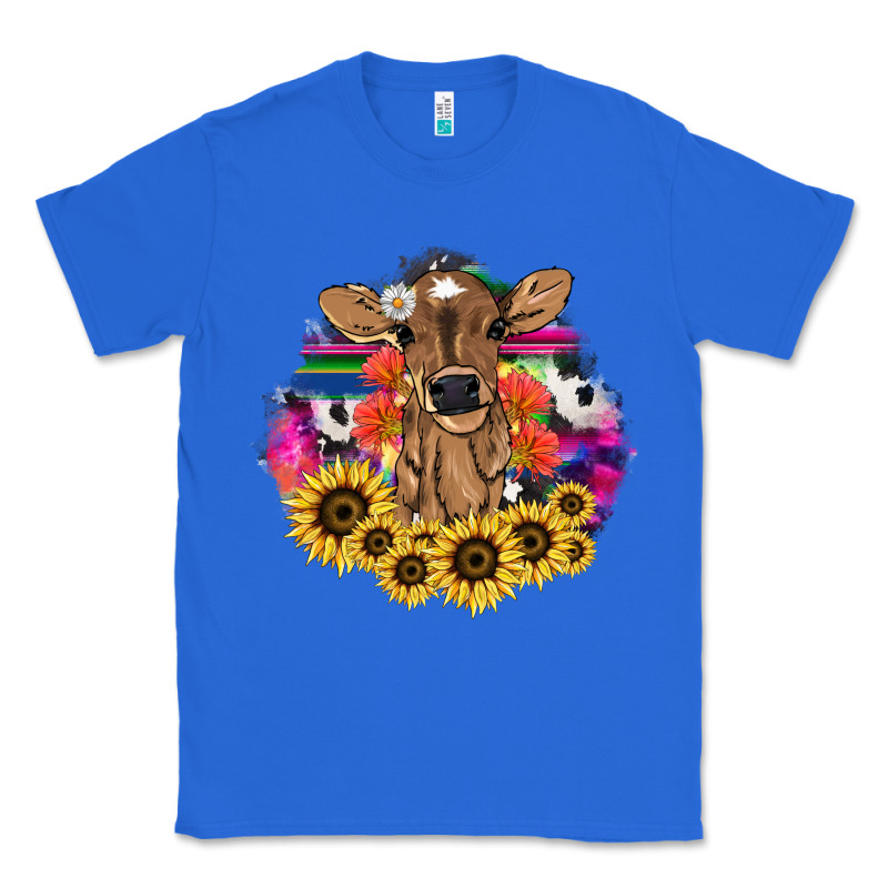 Baby Cow Flower Classic Tee by NancyCooperArtShop | Teevron