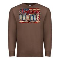 Chestnut American junkie 4th of july Premium Sweatshirt - CowGirlArtShop