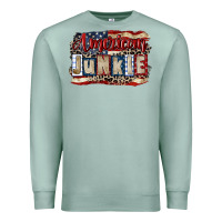 Seafoam American junkie 4th of july Premium Sweatshirt - CowGirlArtShop