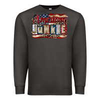 Smoke American junkie 4th of july Premium Sweatshirt - CowGirlArtShop