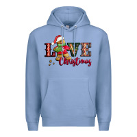 Colony Blue love christmas gingerbread Premium Hoodie - CowGirlArtShop