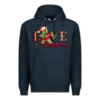 Navy love christmas gingerbread Premium Hoodie - CowGirlArtShop
