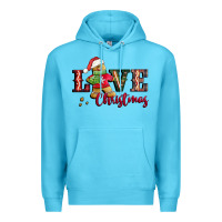 Ocean Blue love christmas gingerbread Premium Hoodie - CowGirlArtShop