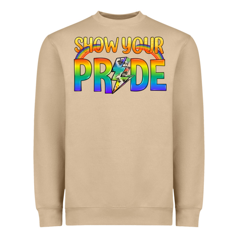 Lgbtq Show Your Pride With Rainbow Heavyweight Sweatshirt by BundleAndBundleShop | Teevron