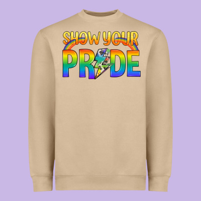 Lgbtq Show Your Pride With Rainbow Heavyweight Sweatshirt Designed By Bundleandbundleshop