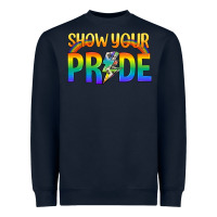 Navy Lgbtq Show Your Pride With Rainbow Heavyweight Sweatshirt - BundleAndBundleShop