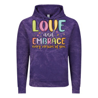 Cloud Purple love and embrace every version of you Vintage Hoodie - MaliasSmallBusiness