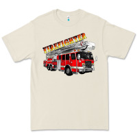 Bone firefighter fire truck Premium Tee - Artiststas