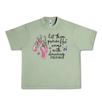 Oil Green let them praise his name with dancing Urban Heavy Tee - MaliasSmallBusiness