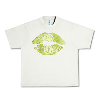 Pistachio tennis lips Urban Heavy Tee - AdoDesignShop