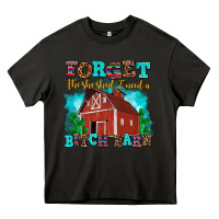 Asphalt forget the she shed i need a bitch barn Heavy Core Tee - AdoDesignShop