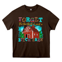 Chocolate Brown forget the she shed i need a bitch barn Heavy Core Tee - AdoDesignShop