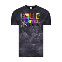 Cloud Black love needs no words autism Vintage Tee - MaliasSmallBusiness