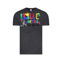 Vintage Black love needs no words autism Vintage Tee - MaliasSmallBusiness