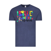 Vintage Denim love needs no words autism Vintage Tee - MaliasSmallBusiness