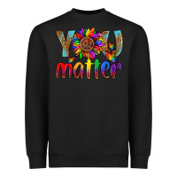 Black Lgbtq You Matter With Leopard Heavyweight Sweatshirt - BundleAndBundleShop