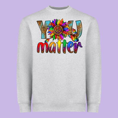 Lgbtq You Matter With Leopard Heavyweight Sweatshirt Designed By Bundleandbundleshop