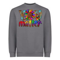 Storm Lgbtq You Matter With Leopard Heavyweight Sweatshirt - BundleAndBundleShop
