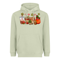 Matcha christmas cup cakes coffee cups Heavyweight Hoodie - CowGirlArtShop