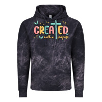 Cloud Black created with a purpose Vintage Hoodie - MaliasSmallBusiness