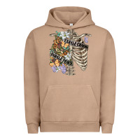 Pigment Burro inhale peace exhale chaos chest Urban Hoodie - FaDigitalArtStudio
