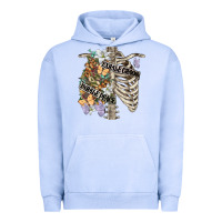 Pigment Grape Ice inhale peace exhale chaos chest Urban Hoodie - FaDigitalArtStudio