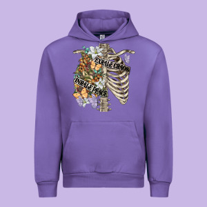 Inhale Peace Exhale Chaos Chest Urban Hoodie Designed By Fadigitalartstudio