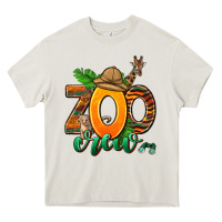 Cream zoo crew Heavy Core Tee - AdoDesignShop