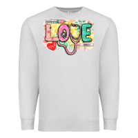 Dove Grey Love Nursing leopard Premium Sweatshirt - CowGirlArtShop