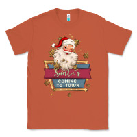 Copper santa's coming to town Classic Tee - MaliasSmallBusiness