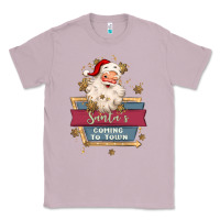 Lilac santa's coming to town Classic Tee - MaliasSmallBusiness