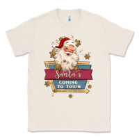 Natural santa's coming to town Classic Tee - MaliasSmallBusiness