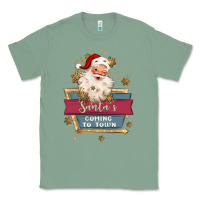 Sage santa's coming to town Classic Tee - MaliasSmallBusiness