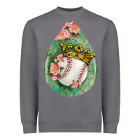 Storm baseball and western roses teardrop  6 Heavyweight Sweatshirt - BundleAndBundleShop