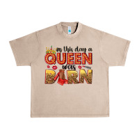 French Oak on this day a queen was born Urban Heavy Tee - NancyCooperArtShop