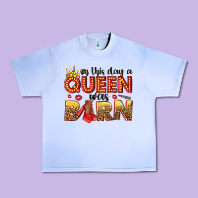 On This Day A Queen Was Born Urban Heavy Tee Designed By Nancycooperartshop