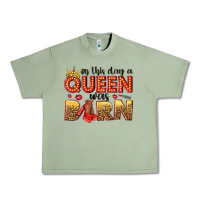 Oil Green on this day a queen was born Urban Heavy Tee - NancyCooperArtShop