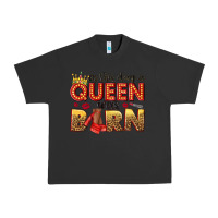 Pigment Black on this day a queen was born Urban Heavy Tee - NancyCooperArtShop