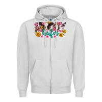 Dove Grey Moody Heifer Mother's Day Zipper Hoodie - texasbilliewilder