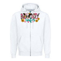 Moody Heifer Mother's Day Zipper Hoodie | Teevron