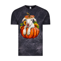Cloud Black fall pumpkin lamb nancy cooper Vintage Tee - NancyCooperArtShop